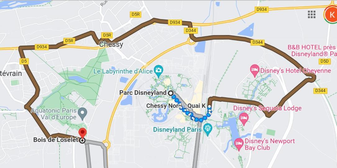B306 Appartement Disneyland Paris Монтеврен Экстерьер фото